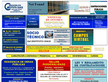 Tablet Screenshot of institutoceace.org